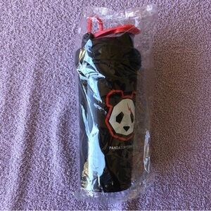 Panda Supps Black and Red Shaker Bottle With Mixer Ball (SEALED)